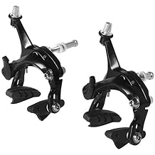 SENQI Bike Caliper Aluminum Alloy Bicycle Brake Caliper Clamp Bicycle C Caliper for Fixed Gear Bikes Road Bikes Bike Accessories47-57mm Black