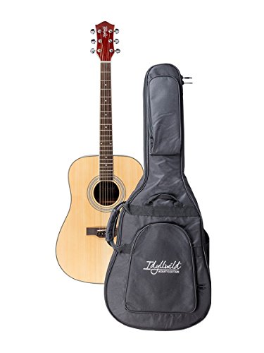Monoprice 6 String Idyllwild Foothill Acoustic Guitar with Gig Bag, Natural (610010)