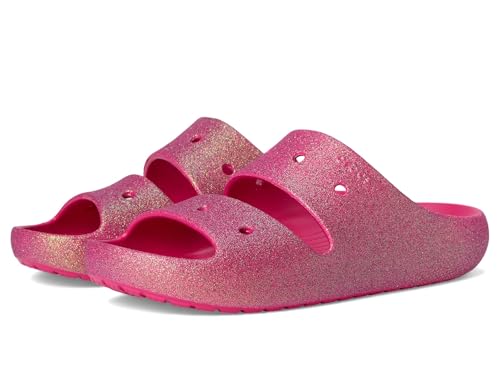 Sandales Crocs Slide 2.0 violettes unisexes, claquettes confortables pour la plage et le quotidien