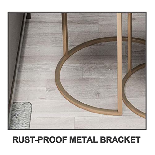 Table d'appoint pour petits espaces avec assemblage facile et rapide