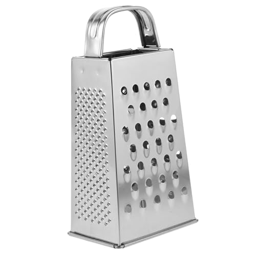 CIYODO 不錆鋼多機能野菜おろし器 四面??器 耐久性強く滑り止め付き じゃがいも チーズ 大根 千切り スライサー調理器 キッチン用