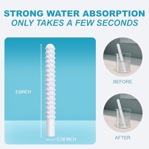 Image of 5x Drying Stick for Toys Water Absorption Dry Rod Desiccant Silicone Flesh Light Dryer Absorption Stick All-Purpose Cleaners Diatomite Reusable Reduce Rust (Graininess 5.5x0.47 Inches)