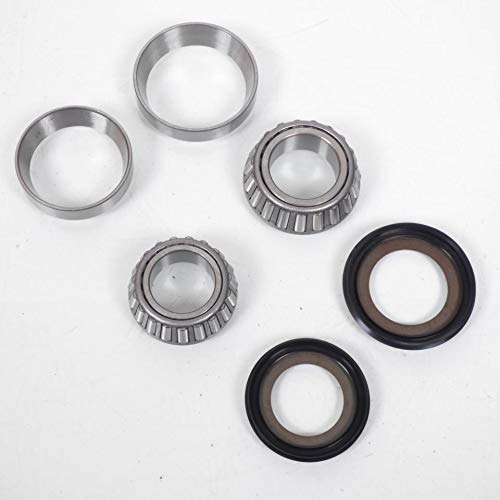 kit de rodamientos de dirección sifam para moto kawasaki 600 zzr zx 1990 a 2006 25x47x15 / 28x52x16,5 nuevo