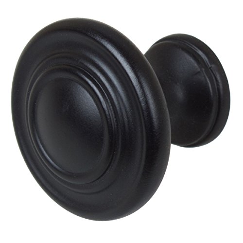 GlideRite Hardware 3,2 cm de diâmetro 5415-MB-50 puxadores de armário com anel redondo clássico, pac