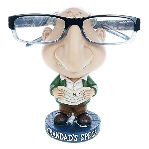 Aoleytech Comical Grandad Spectacles Glasses Stand / Holder Cover