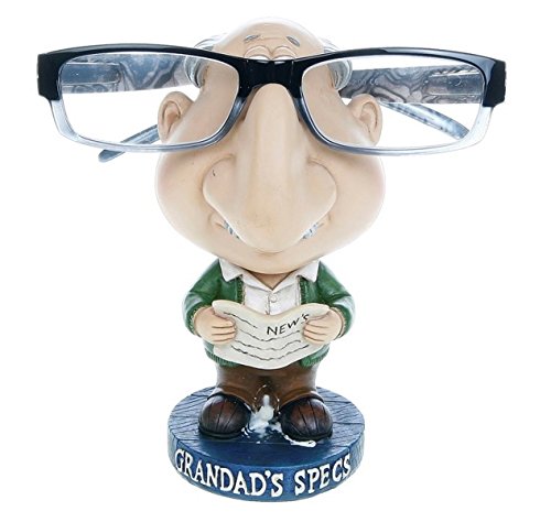 Aoleytech Comic Specs Glasses Holder / Stand Granddad