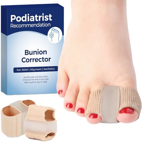 Habioer Bunion Corrector, Toe Separators for Women Men Big Toe, Toe Spacers, Bunion Correction, Breathable(2PCS)