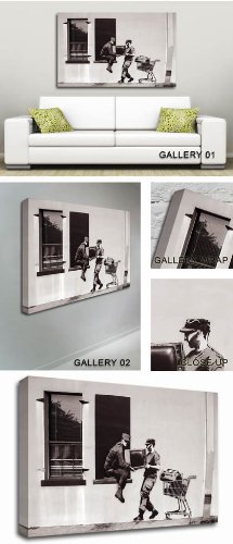 Peinture à l'huile Army Heist pour habiller un grand mur vide avec l'art abstrait