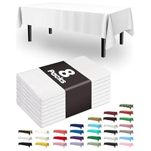 Pureegg Plastic Table Cloth Disposa...