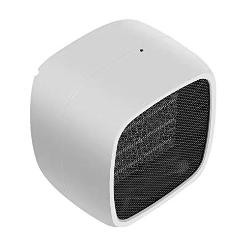 Space Heater for Small Room  Portable Personal Quiet Electric Ceramic Combo Heater Fan for All Year Around, Fast Heating, Tip Over & Overheat Protection Air Circulating for Home, Office, Bedroom, Indoor Use (white)