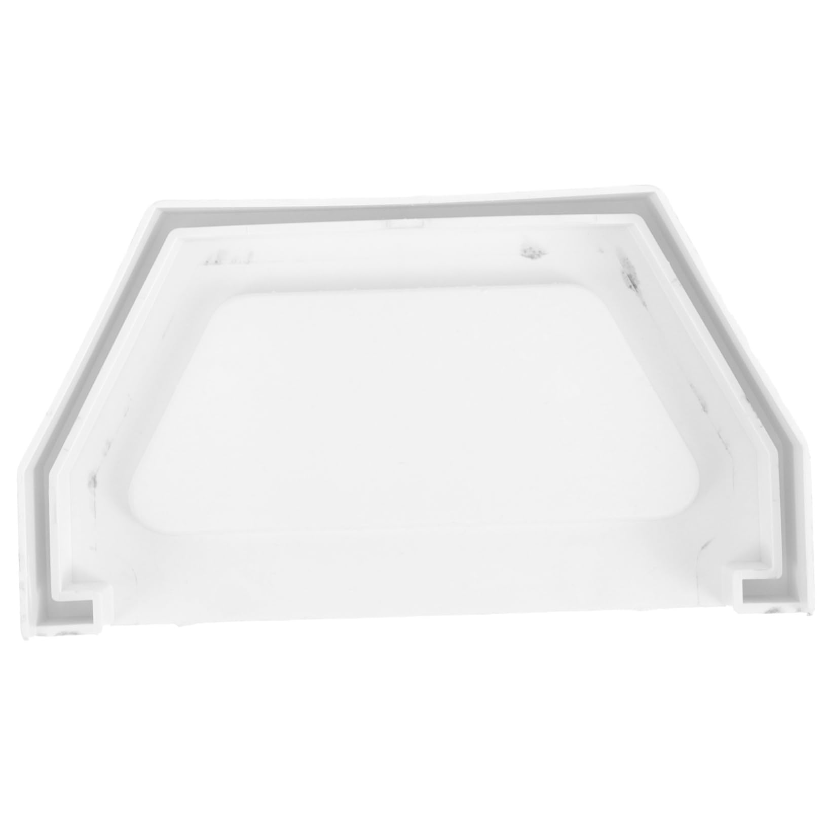 ORFOFE 4pcs Rain Gutter End Cap Rain Gutter Accessories Pvc White Deter Plastic Gutter Downspout End Seal