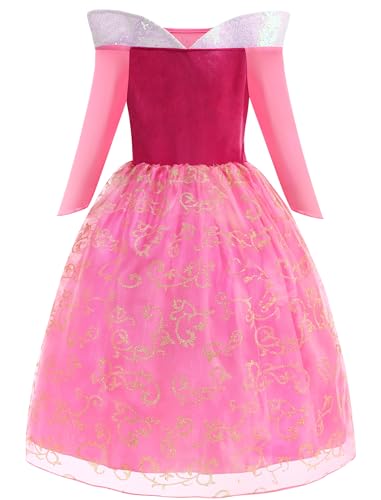 Vestido de Princesa Rosa para Niñas miniatura 2
