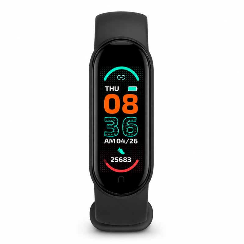 Drumstone 𝟏𝟓 𝐘𝐞𝐚𝐫 𝐋𝐨𝐧𝐠 𝐋𝐢𝐟𝐞 𝐖𝐚𝐫𝐫𝐚𝐧𝐭𝐲 Smart Fitness Band with Heart Rate Monitor, Step Counter, Sleep Monitor, Bluetooth Activity Tracker, Waterproof Sports Band for Men & Women-picture-24