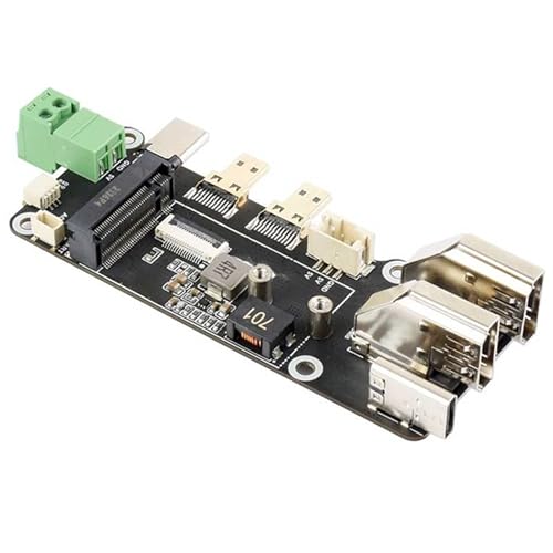 Carte PCIe double sortie 4K adaptateur extension processeur informatique - 5