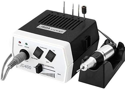 30000 RPM – JD400 35W Black Pro Electric Nail Art Drill Machine Nail Equipment Manicure Pedicure Files Electric Manicure Drill & Accessory