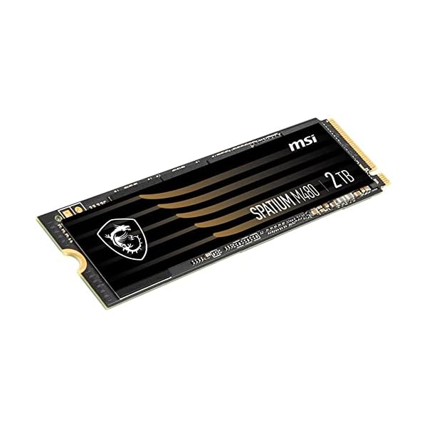 MSI SPATIUM M480 SSD 2TB PCIe 4.0 NVMe M.2, 7000MB/s - Image 3