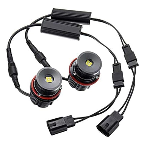 Funien Bombilla de luz de ojo de ángel LED 6500K 40W para BMW Cover