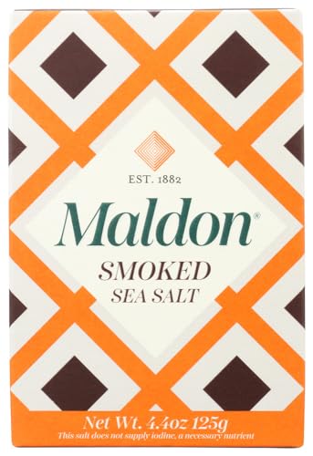 Maldon Flakes - Smoked Sea Salt - Case of 6-4.4 oz.