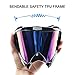 SPOSUNE Dirt Bike Goggles - UV400 Motorcycle Motocross Riding Goggles - Windproof, Dustproof for Adults Men Women Youth