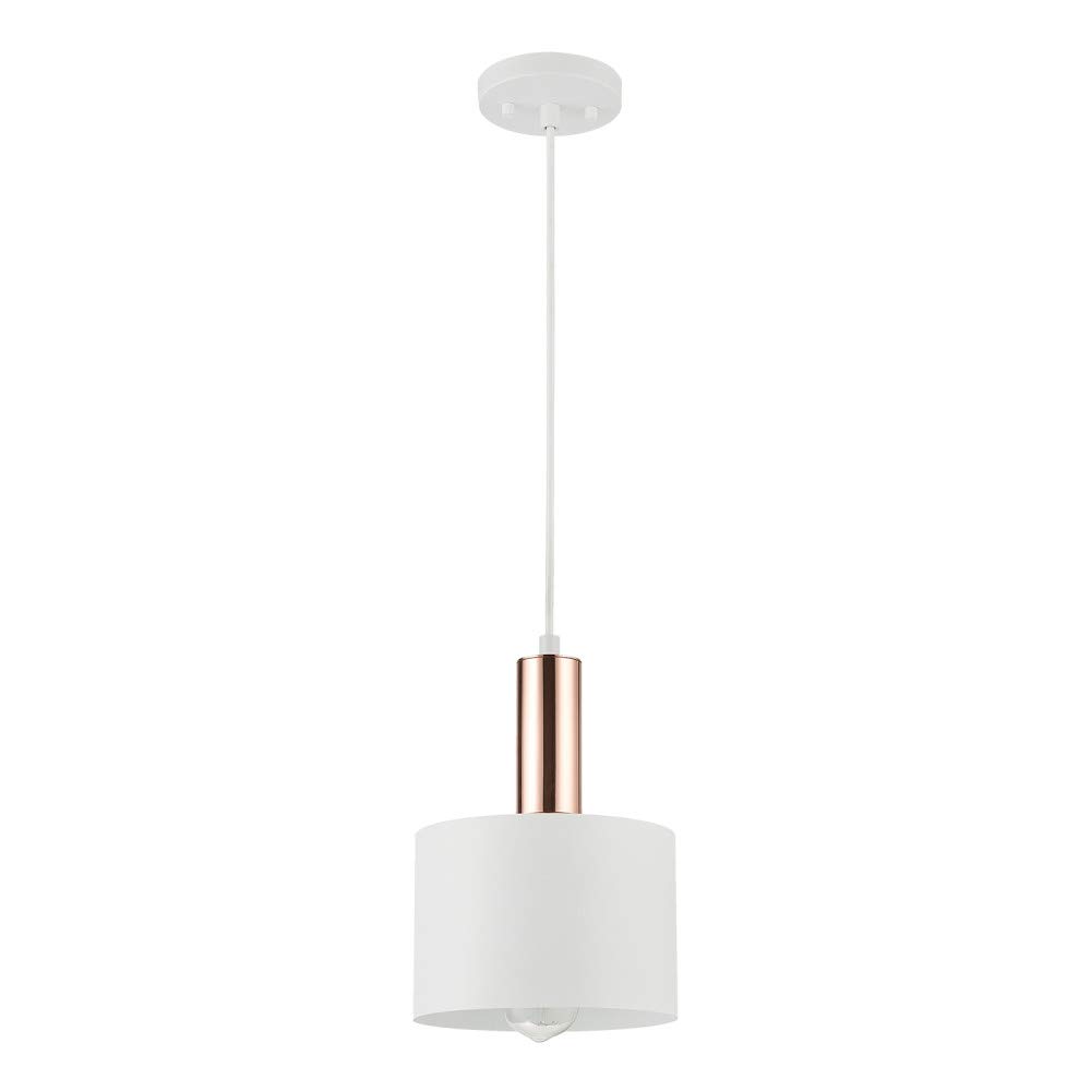 Globe Electric 60763 Novogratz x Globe Pendant, Matte White