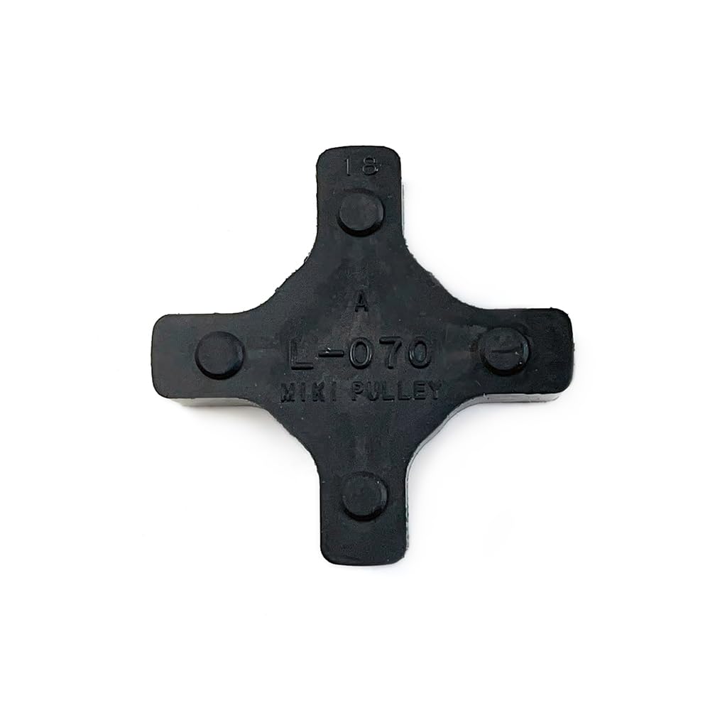 Miki Pulley Jaw Coupling Insert L-070 NBR Black Star Rubber Pad Original Japanese