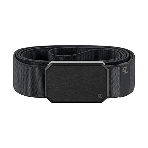 Groove Life Groove Belt Men’s Stretch Nylon Belt with Magnetic Aluminum Buckle, Lifetime Coverage