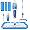 UMAYCOOL Microfiber Mops for Cleaning Floors - Spray Floor Mop for Laminate Floors with 3 Washable Pads 1 Refillable Bottle - Wet Dry Flat Dust Mop for Hardwood Tile Vinyl Wall Bathroom Kitchen