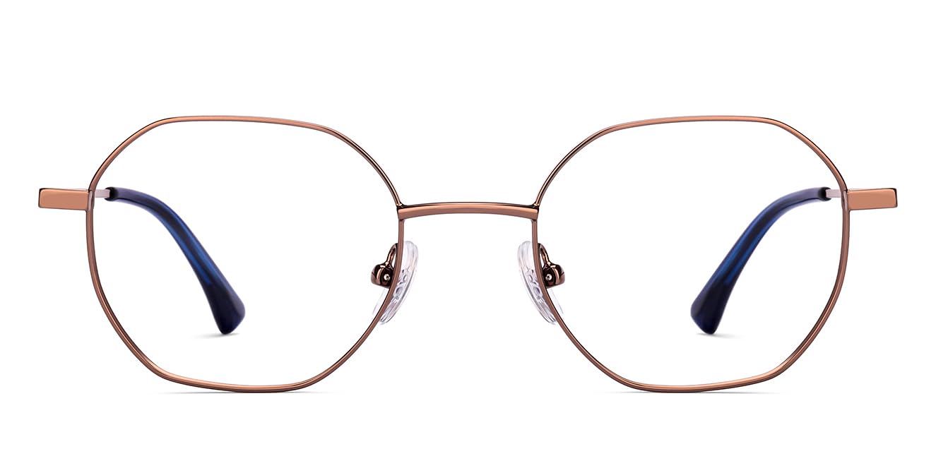 LENSKART BLU | Zero Power Cut Computer Glasses | Anti Glare, Lightweight & Blocks Harmful Rays | UV Protection Specs | Men & Women | Small | LB E17489-image-29