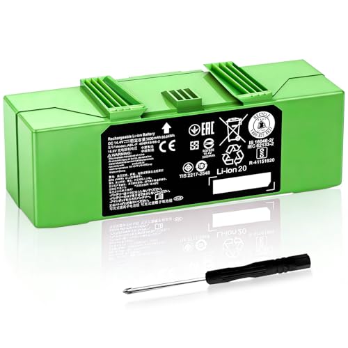 Image of 5600mAh for roomba Battery ABL-F Replacement for irobot roomba i8 i8+ i7 i7+ J7 J7+ i3 i3+ i4 i5 i6 e5 e6 Series 3150 3158 3550 3556 3558 e5 e5150 e5152 e5154 e5158 e6 6198 e6198