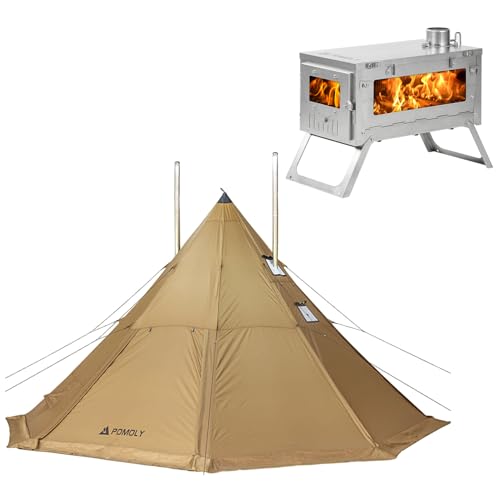 Carpa piramidal para camping POMOLY Bromance 70 para 6 personas