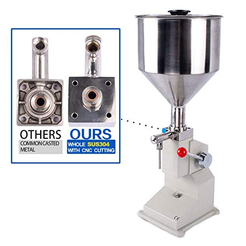 SUSEMSE abfüllmaschine manuelle Flüssigkeitsfüllmaschine, Paste Flaschenfüllmaschine 5â50 ml Abfüllmaschine Flaschenfüller für Wasser Ãl â A03 – Bild 5