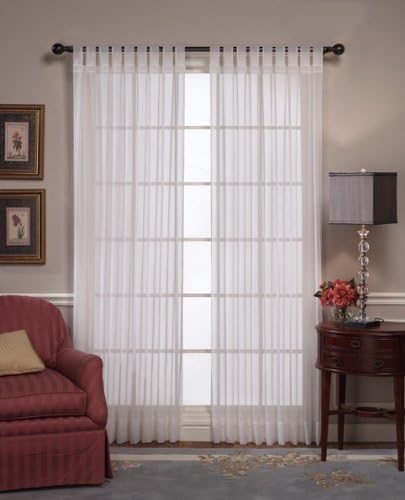 Emelia Voile Tab Top Curtains
