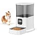 isYoung Comedero Automático 6L de Alimentos para Mascotas Gatos- Dispensador Inteligente de Alimentador para Perros con Grabación de Voz, Control de Porciones de Comida, Cuenco de Acero Inoxidable