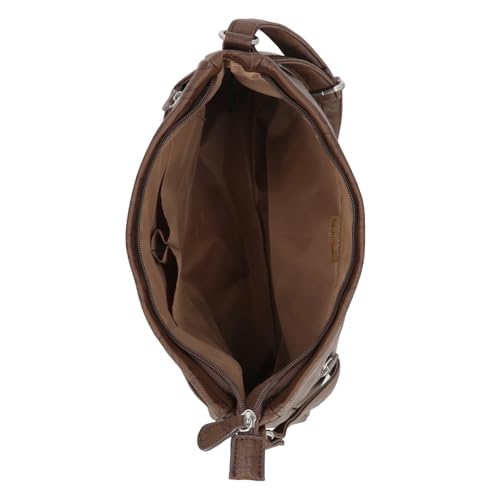 MultiSac Lorraine Women's Crossbody Bag, Chocolate Steffano Floral3