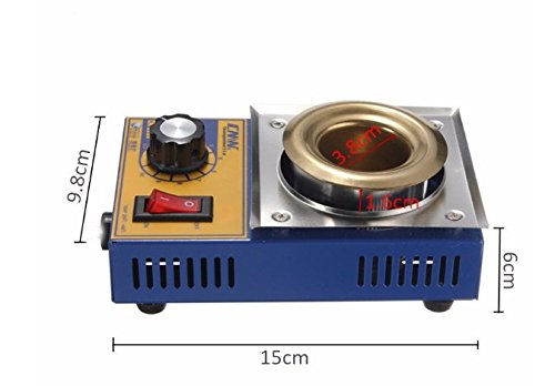 Image secondaire de MASUNN Cm360A 100W 200-480 Degree Solder Pot Soudure Soufflante en INOX Plaque en Acier Inoxydable