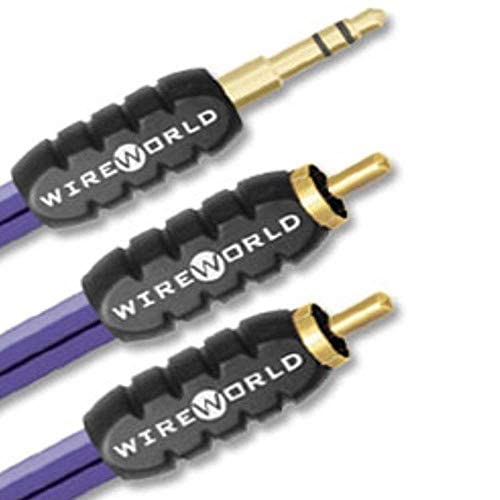 WIREWORLD Pulse Audio Mini Jack Cable/Mini Jack Male to 2 RCA / 1 Meter