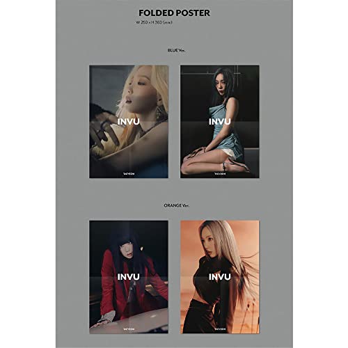 Image of Dreamus SNSD Taeyeon - INVU The 3rd Album [Incl. Folded Poster] (Orange ver) (SMK1361)
