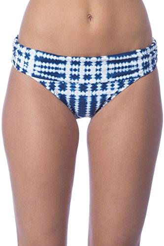La Blanca Women's Moody Blues Shirred Band Hipster Bikini Bottom