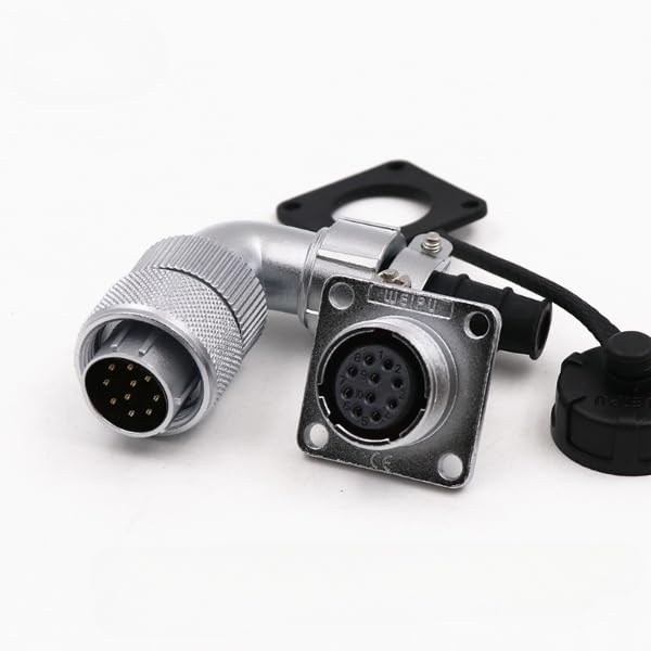 WF16 10pin Male Plug and Female Socket Connector Right Angle TV/Z Aviation Circular Connector