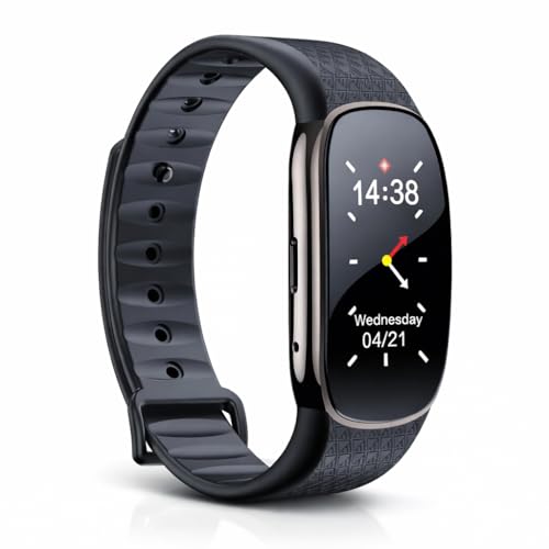 Image of FREDI HD PLUS Voice Recorder Device 16GB Wrist Band Voice Recorder Digital Bracelet Audio Recorder with LCD Display Voice Activated Recording 15-20 Hours Battery One Click Recording MP3 Playback