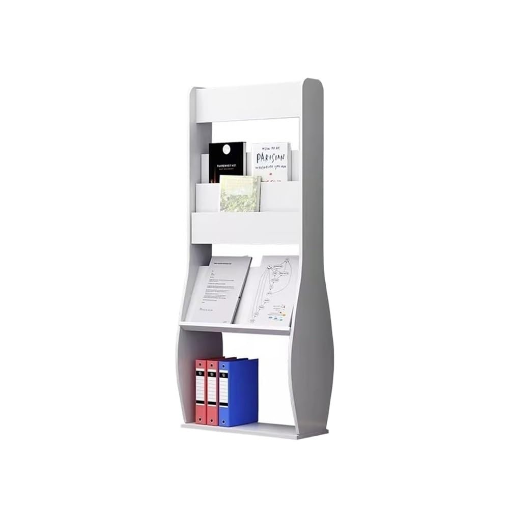 jianjunchaling Floor-Standing Magazine Rack Brochure Display Racks，Vertical Books And Newspaper Displays Stand for Office, Trade Show, Exhibitions