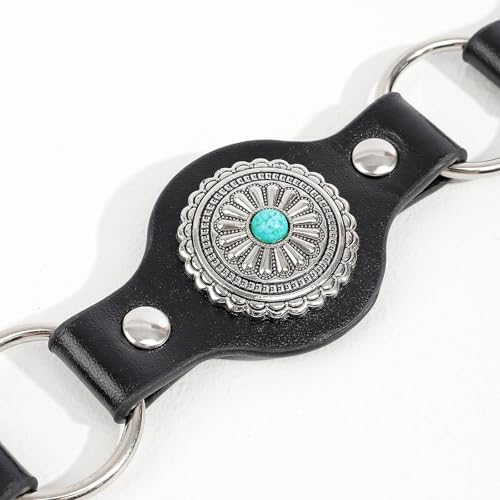 Adjustable Waist Belt Modern For Street Dance Music Festival Jeans Dress Belt Retro Body Jewelry Metallic Belt3