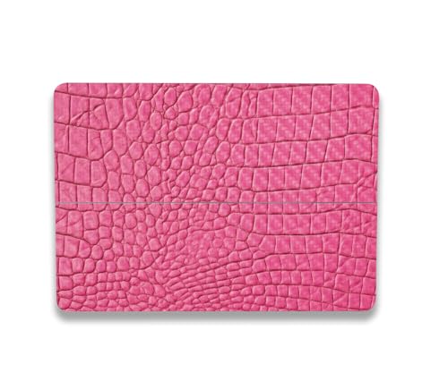 Image of MightySkins Carbon Fiber Skin Compatible with Microsoft Surface Laptop Studio 2 (2023) Full Wrap Kit - Pink Gator Skin | Protective, Durable Textured Carbon Fiber Finish | Made in The USA
