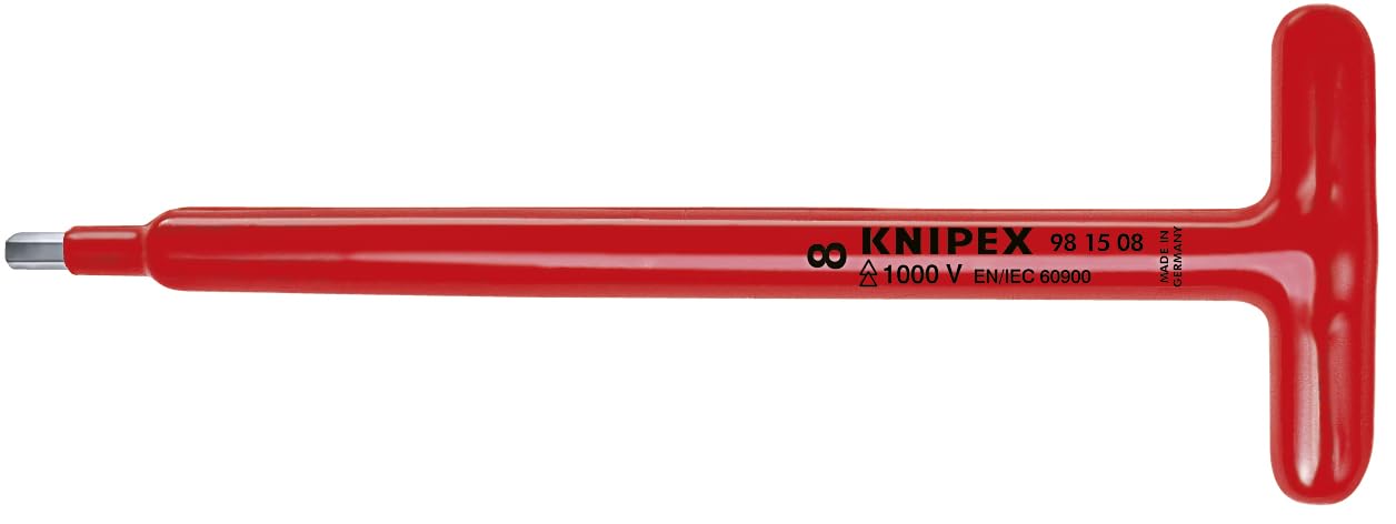 Knipex Tools - 98 15 08 - KNIPEX Hex Key: 0 Ball Ends, 8 mm