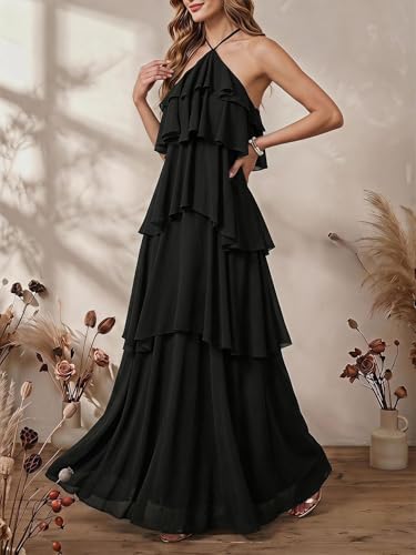 Image of SOLY HUX Women's Wedding Guest Maxi Dress
