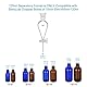 stonylab Scheidetrichter Glas, Borosilikatglas 125 ml Scheidetrichter Heavy Wall Conical Separatory Funnel Trichter mit Glas Absperrhahn 19/26 Gelenk und PTFE-Absperrhahn, 125 ml