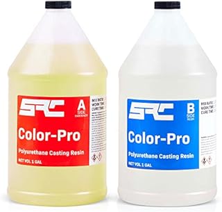 Specialty Resin & Chemical Color-Pro | Polyurethane Casting Resin | 2-Part Resin and Hardener Kit | For DIY Arts and Crafts, Figurines, Prototypes, Models | Semi-Clear, High Strength, Low Odor (2 Gal)