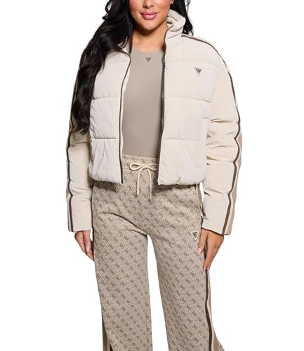 GUESS Women's Eco Jean Puffer Jacket