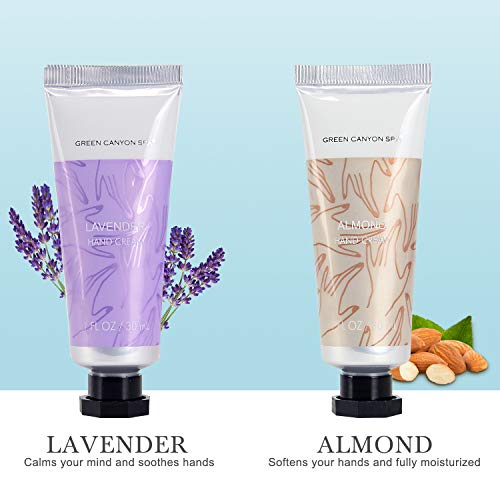 Hand Cream Gift Set, Shea Butter Hand Cream for Women Gift Set, Moisturizing Hand Lotion for Dry Hands Best Birthday/Holiday Gift for Her, Pack of 12 with Travel size, 1.0 oz Tube - Thumbnail 4