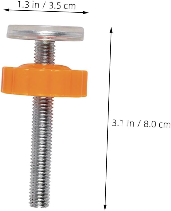 7pcs Threaded Rod Screws for Pressure Mounted Accessories for Stairs and Pet Barriers and Fit for Enhanced Safety